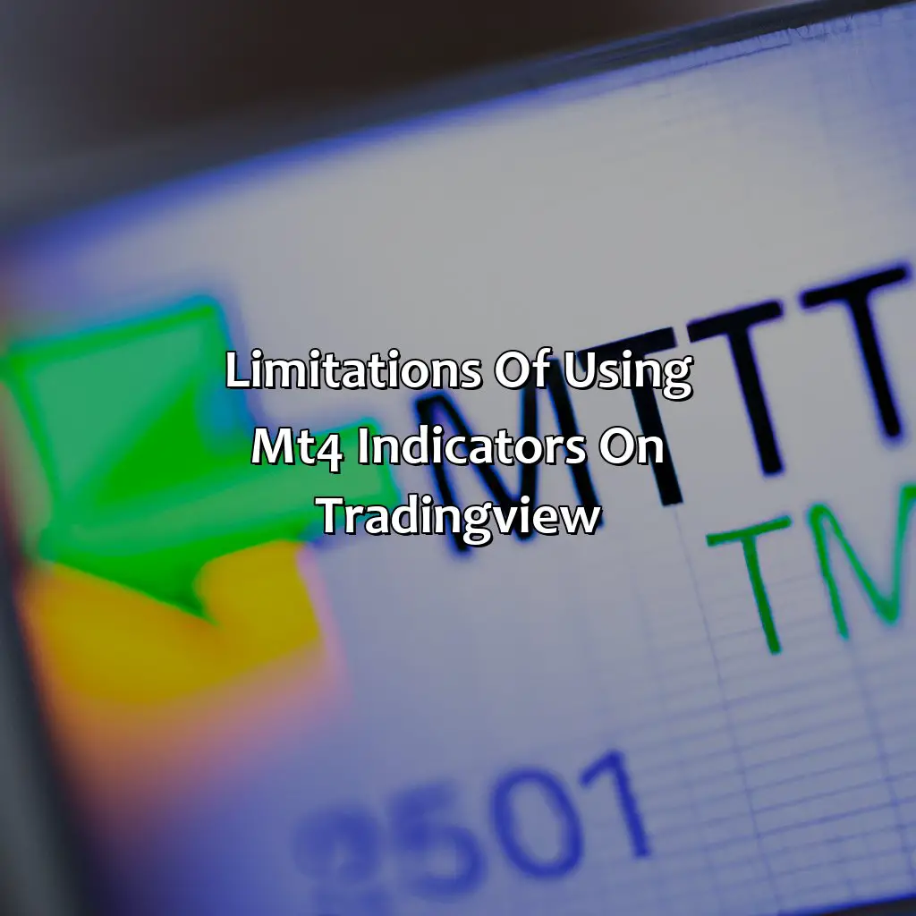 Limitations Of Using Mt4 Indicators On Tradingview  - Can Mt4 Indicators Work On Tradingview?, 