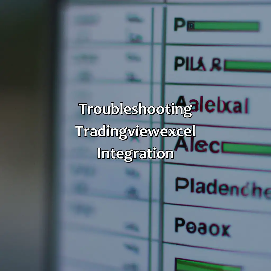 Troubleshooting Tradingview-Excel Integration - Can You Connect Tradingview To Excel?, 