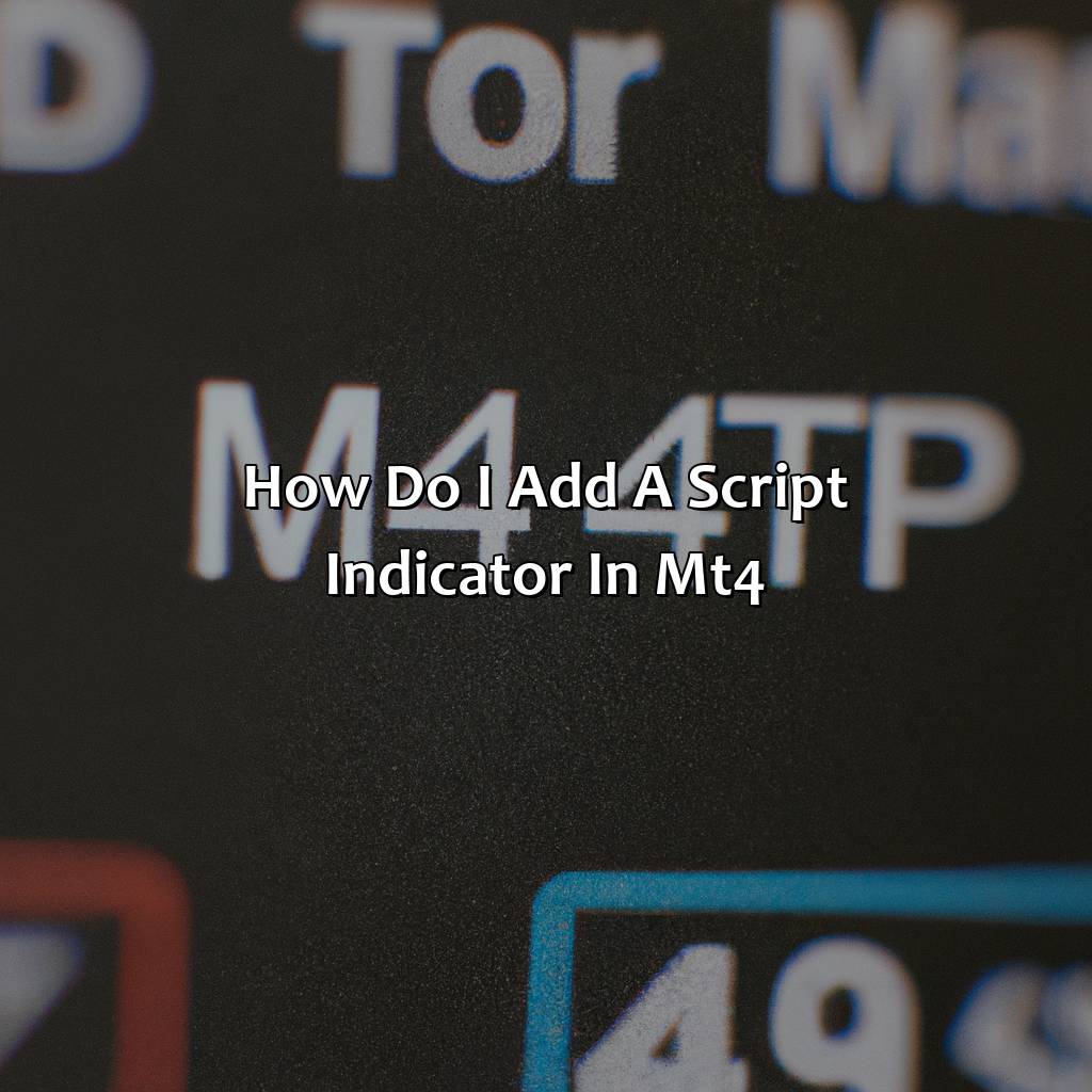 How do I add a Script indicator in MT4?,,MetaTrader 4,install indicators,apply indicators,DLL Imports,chart window,FXCM Technical Support