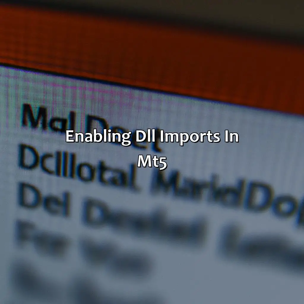 Enabling Dll Imports In Mt5 - How Do I Allow Dll Imports In Mt5?, 