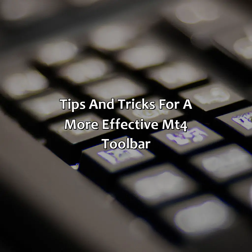 Tips And Tricks For A More Effective Mt4 Toolbar - How Do I Arrange My Toolbar In Mt4?, 