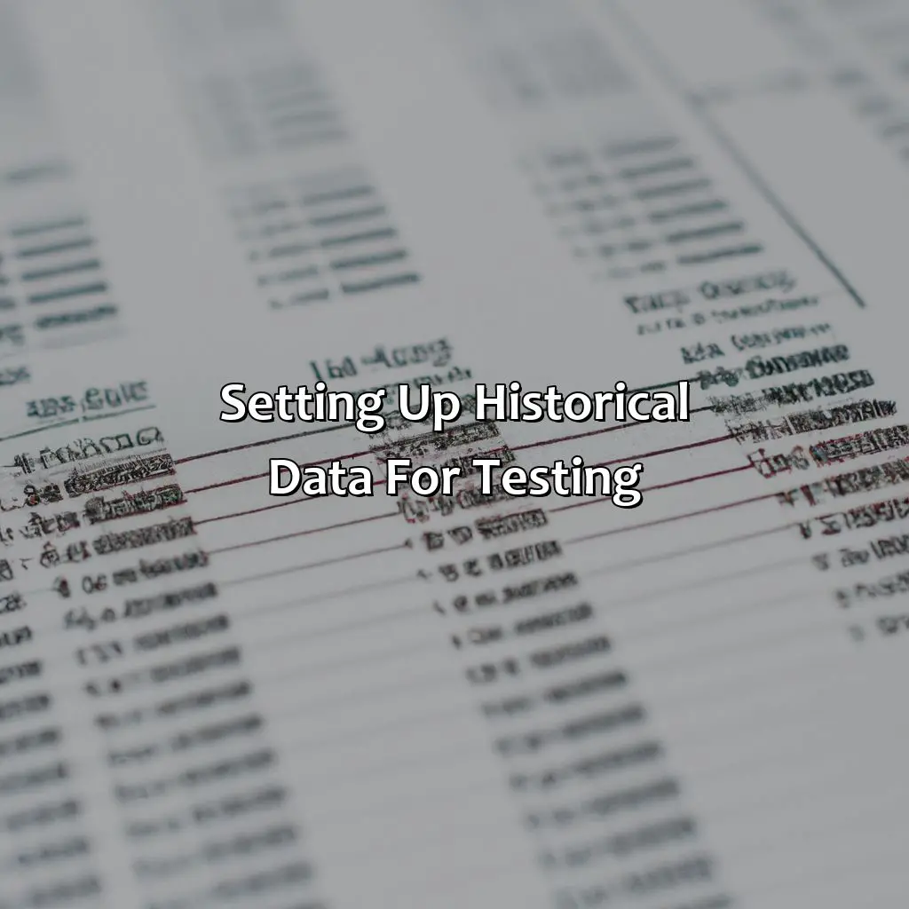 Setting Up Historical Data For Testing - How Do I Back Test A Trading Strategy In Excel?, 