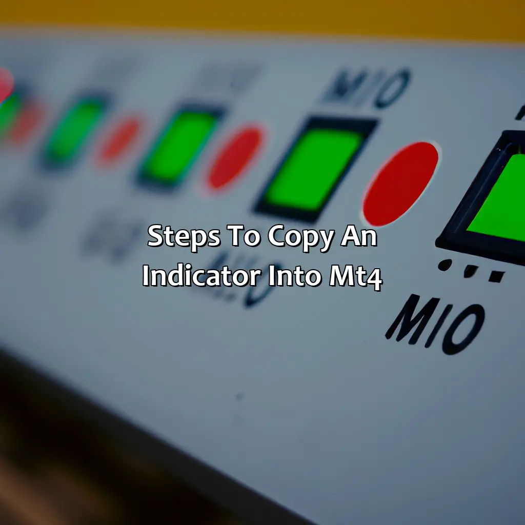 Steps To Copy An Indicator Into Mt4  - How Do I Copy An Indicator Into Mt4?, 