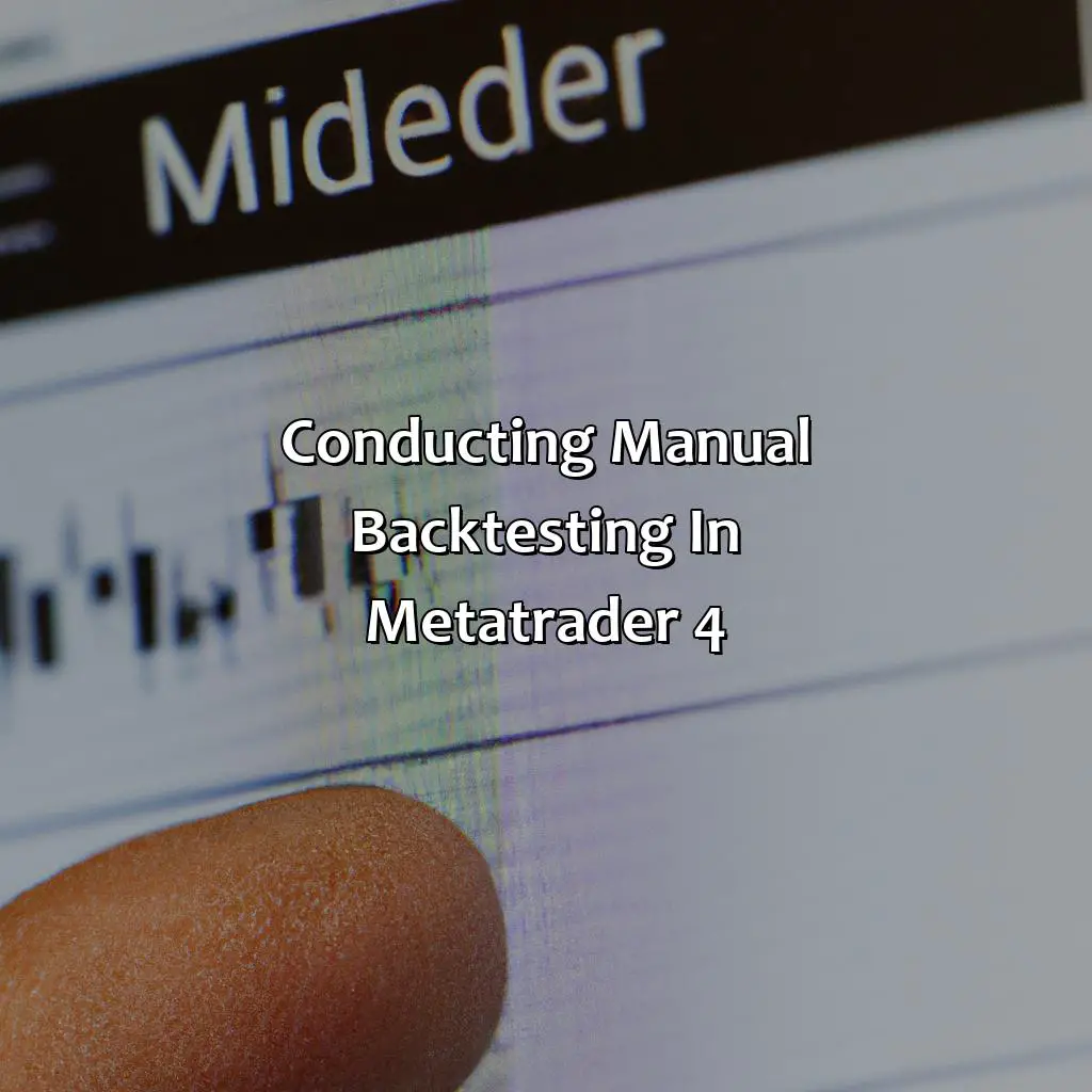 Conducting Manual Backtesting In Metatrader 4 - How Do I Manually Backtest In Metatrader 4?, 