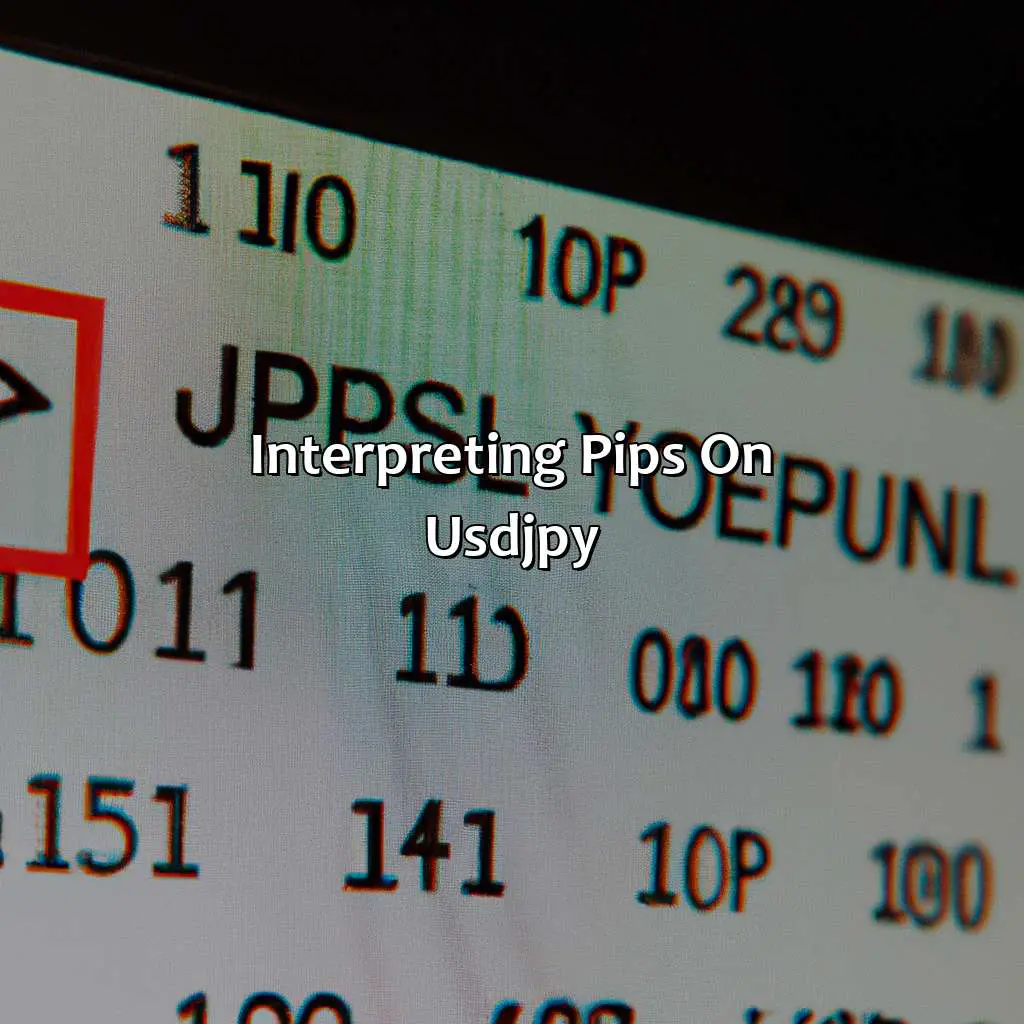 Interpreting Pips On Usdjpy - How Do I Read Pips On Usdjpy?, 