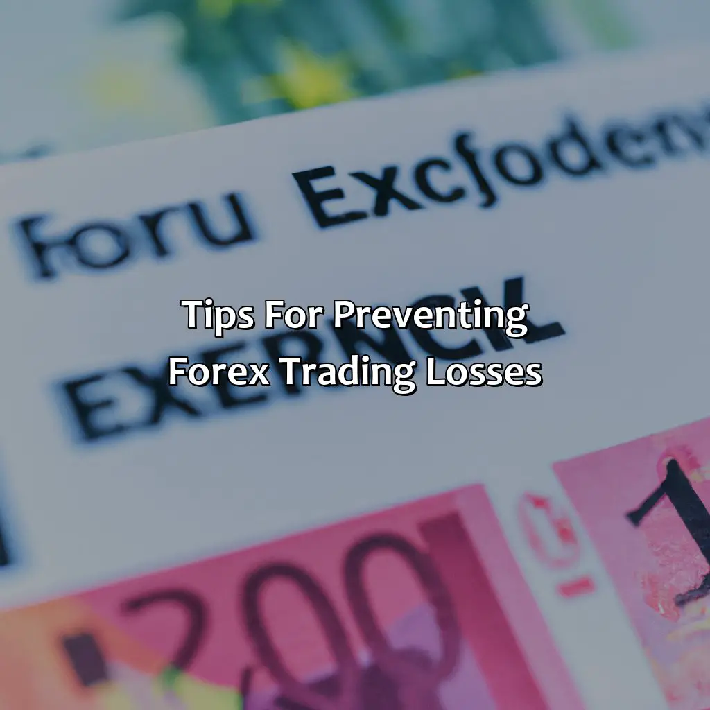 Tips For Preventing Forex Trading Losses - How Do I Recover Money From Forex Trading?, 