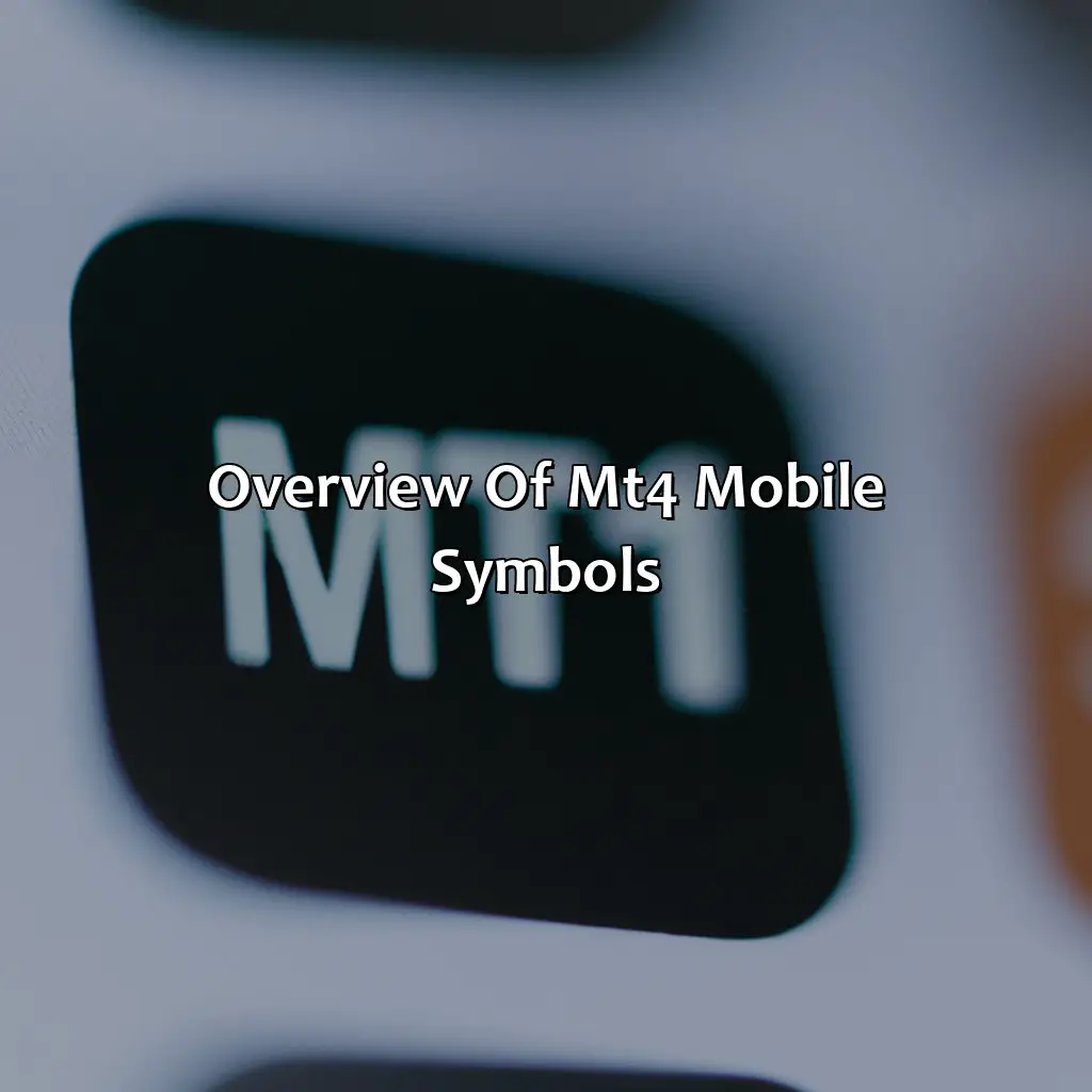 Overview Of Mt4 Mobile Symbols - How Do I Show All Symbols In Mt4 Mobile?, 