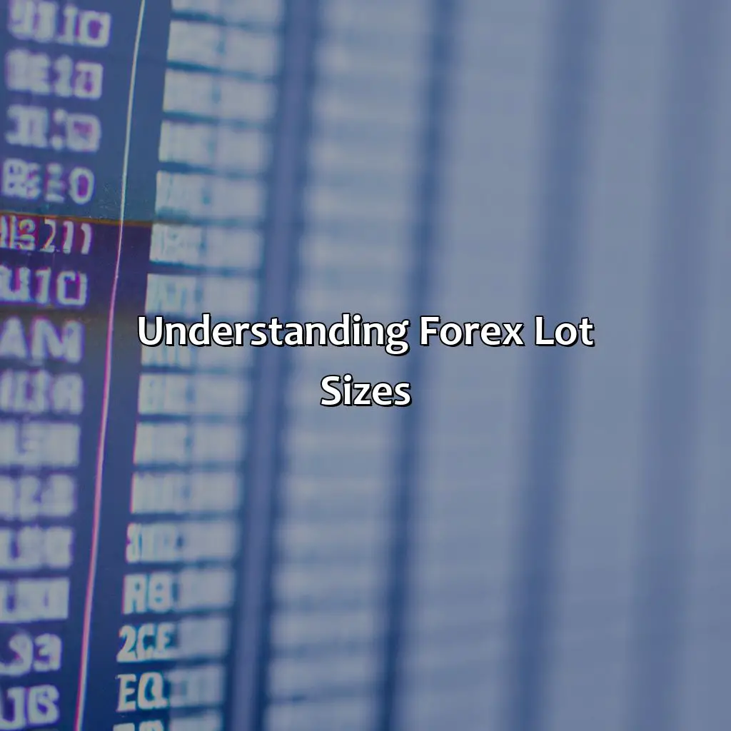 Understanding Forex Lot Sizes - How Much Is 0.001 Lot In Forex?, 