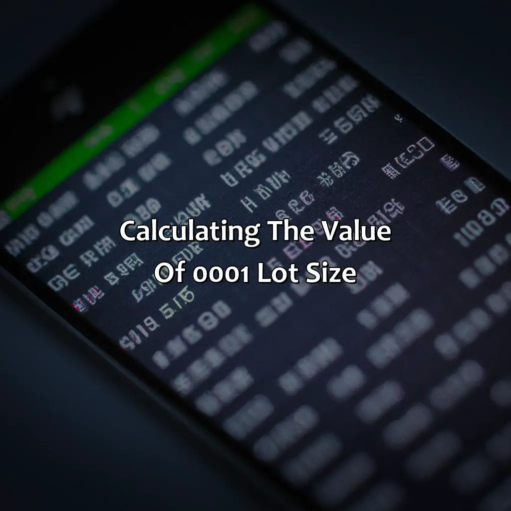 Calculating The Value Of 0.001 Lot Size - How Much Is 0.001 Lot In Forex?, 