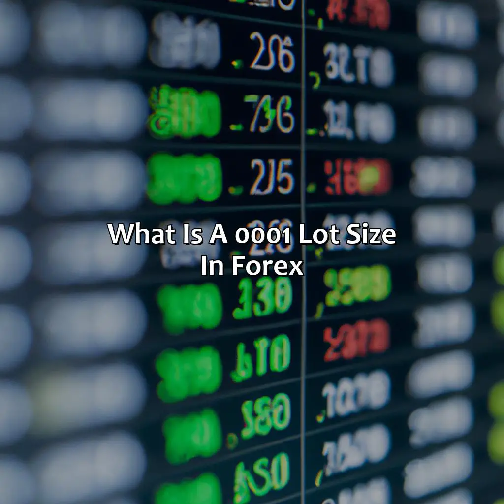 What Is A 0.001 Lot Size In Forex? - How Much Is 0.001 Lot In Forex?, 