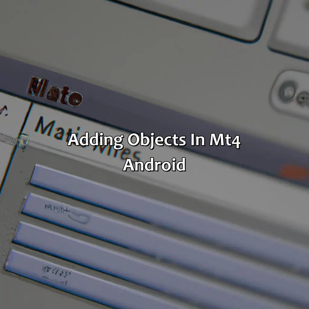 Adding Objects In Mt4 Android - How To Add Objects In Mt4 Android?, 