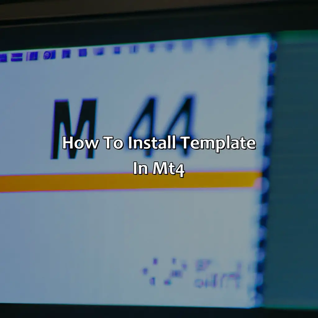 How to install template in MT4?,,discount,load template.
