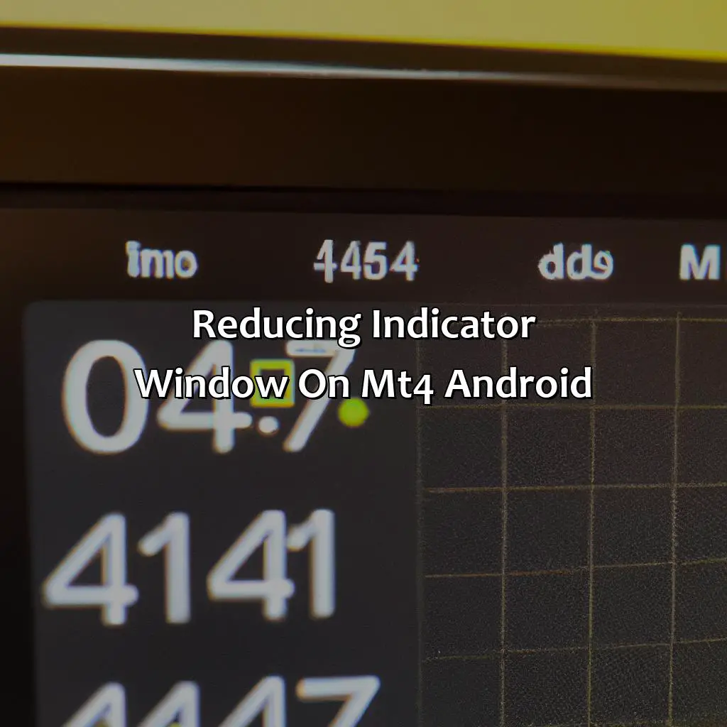 Reducing Indicator Window On Mt4 Android - How To Reduce Indicator Window To Mt4 Android?, 