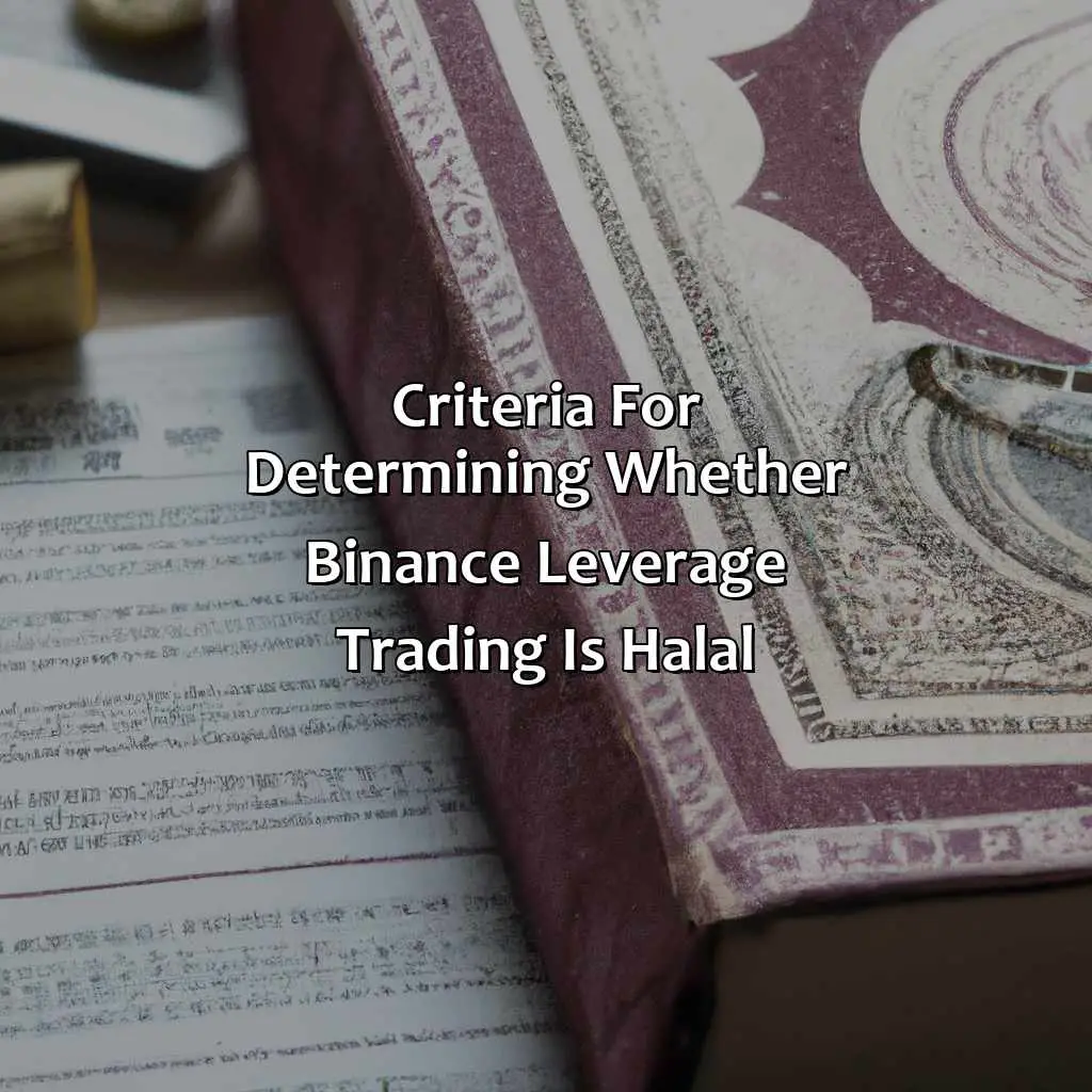 Criteria For Determining Whether Binance Leverage Trading Is Halal - Is Binance Leverage Trading Halal?, 