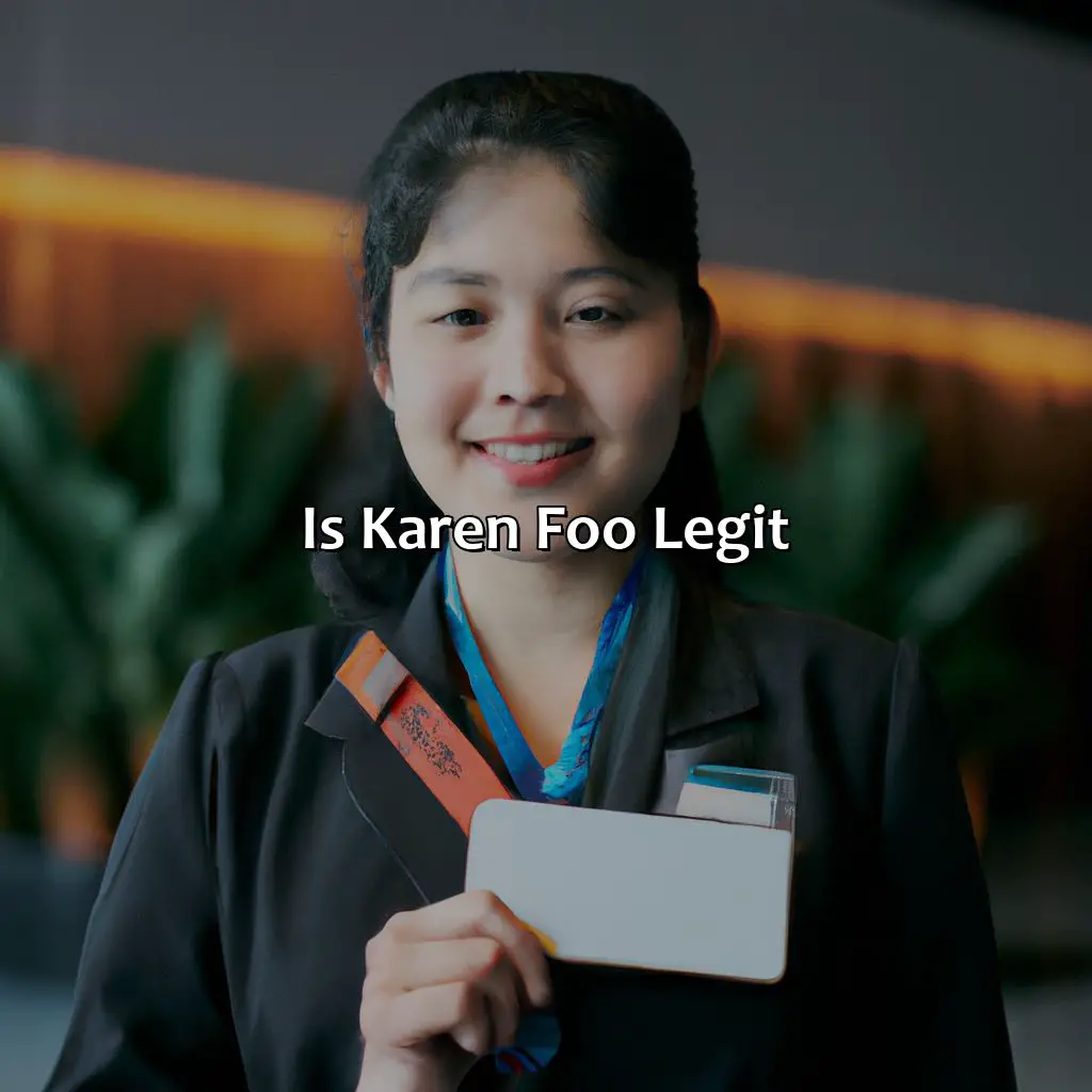 Is Karen Foo legit?,,scam,online presence,authority,money-back guarantee.