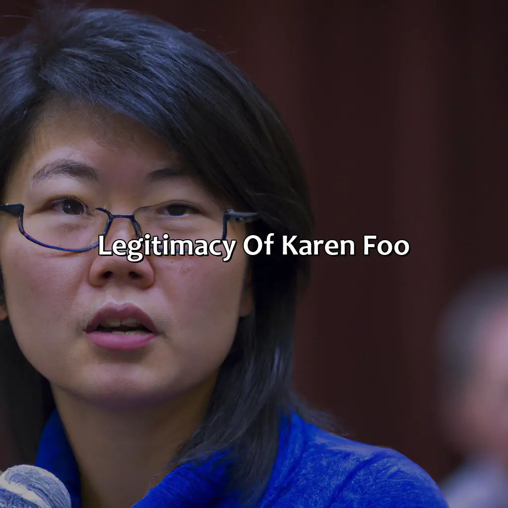 Legitimacy Of Karen Foo - Is Karen Foo Legit?, 