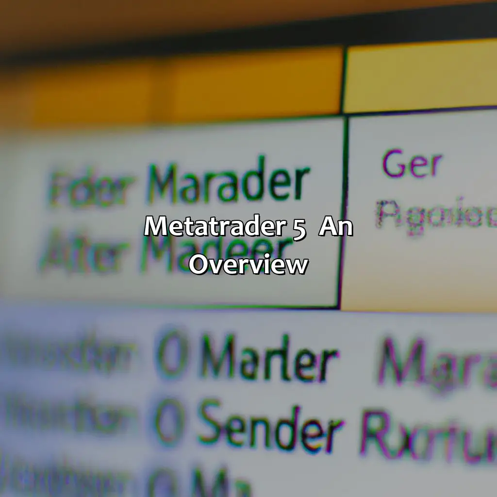 Metatrader 5 - An Overview - Is Metatrader 5 Worth It?, 
