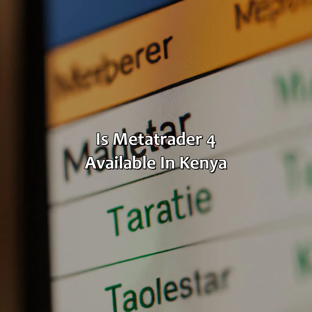 Is Metatrader 4 available in Kenya?,,MT4 brokers,CFDs,leveraged trading,high risk,losing money,compensation,products review,advertising disclosure,Terms of Service,MT5,replacing MT4,good Forex brokers,trading priorities,trading costs,execution speed,Forex pairs,technical customer support,trader safety,Financial Sector Conduct Authority,negative balance protection,offshore brokers,instant execution,STP execution,market execution,scalping strategies,trading positions,swap rates,MT4 Tools,plugins,Smart Trader Tools,Forex education,beginner traders,research and analysis,pattern recognition plugin,Autochartist,Pepperstone,ASIC regulation,ECN execution,commission-free,Razor MT4 Account,Standard MT4 Account,average spread,real-time charts,analytics,educational support,customer service,negative balance protection,video tutorials,Exness,four account types,no intervention,low-cost standard account,zero spread commission-based accounts,MT4 MultiTerminal,CMA-regulated,Cent Account,Copytrading,HFM,STP execution,Zero Spread Account,Autochartist,VPS services,HFCopy,FBS,hedging,NexGen plugin,liquidity sources,powerful tools,simple account options,Skilling,Seychelles FSA.