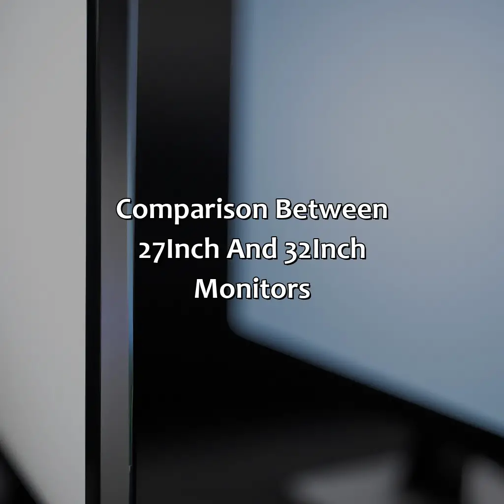 Comparison Between 27-Inch And 32-Inch Monitors - Is A 27 Or 32 Inch Monitor Better For Trading?, 