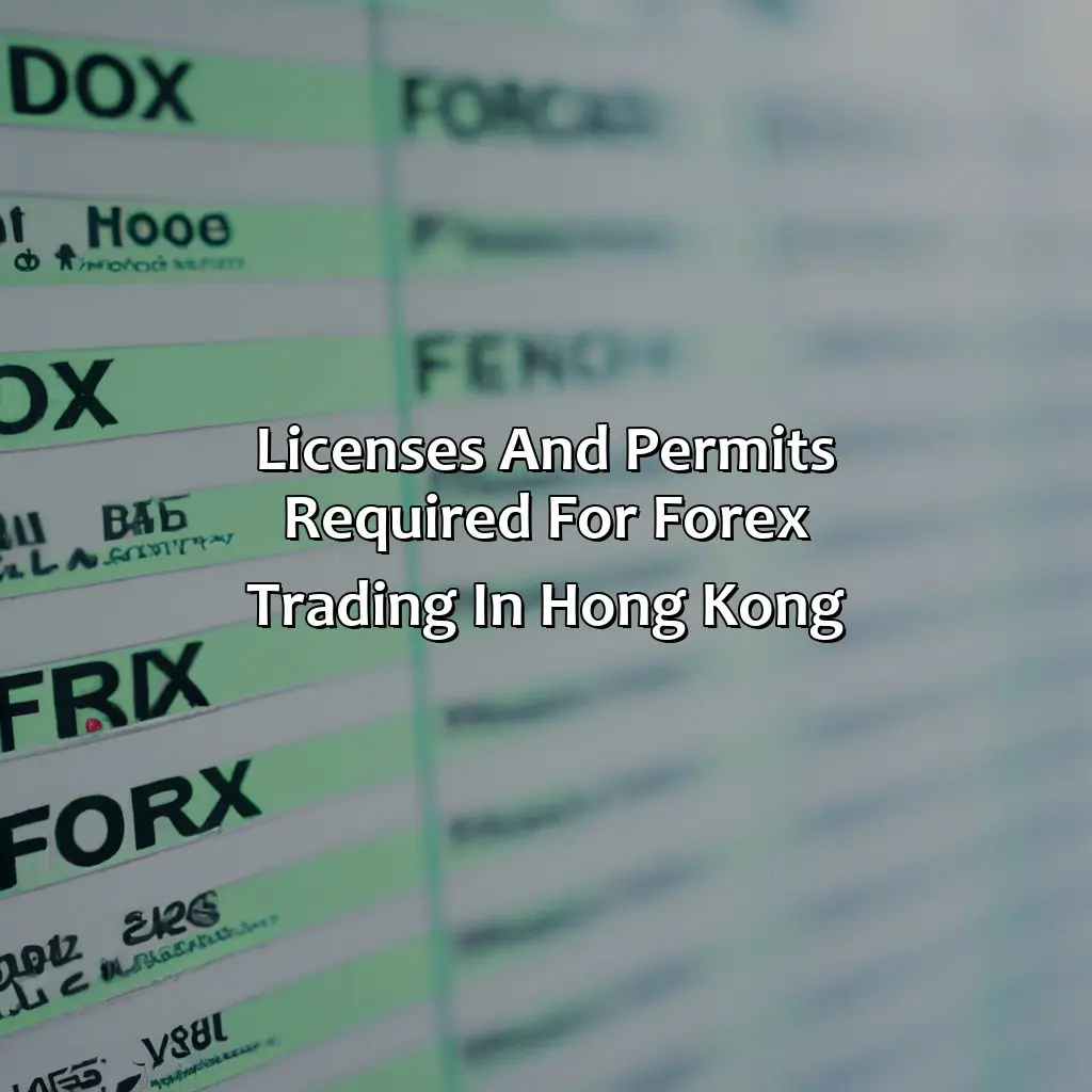 Licenses And Permits Required For Forex Trading In Hong Kong - Is Forex Trading Legal In Hong Kong?, 