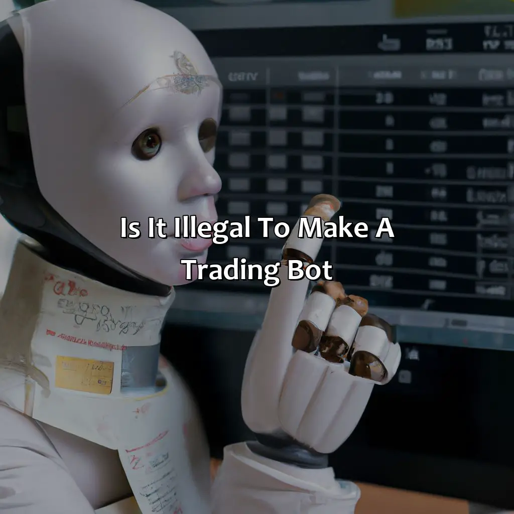 Is it illegal to make a trading bot?,