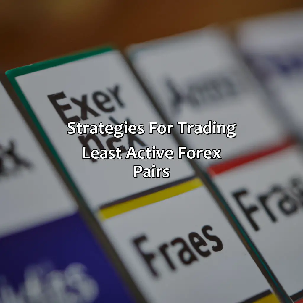 Strategies For Trading Least Active Forex Pairs  - What Forex Pairs Move The Least Pips?, 