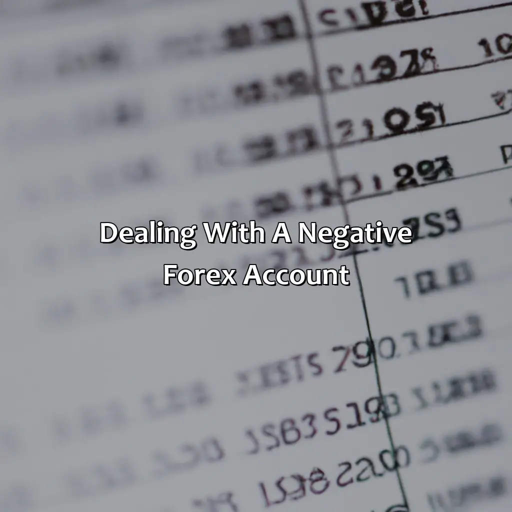 Dealing With A Negative Forex Account - What Happens If Your Forex Account Goes Negative, 