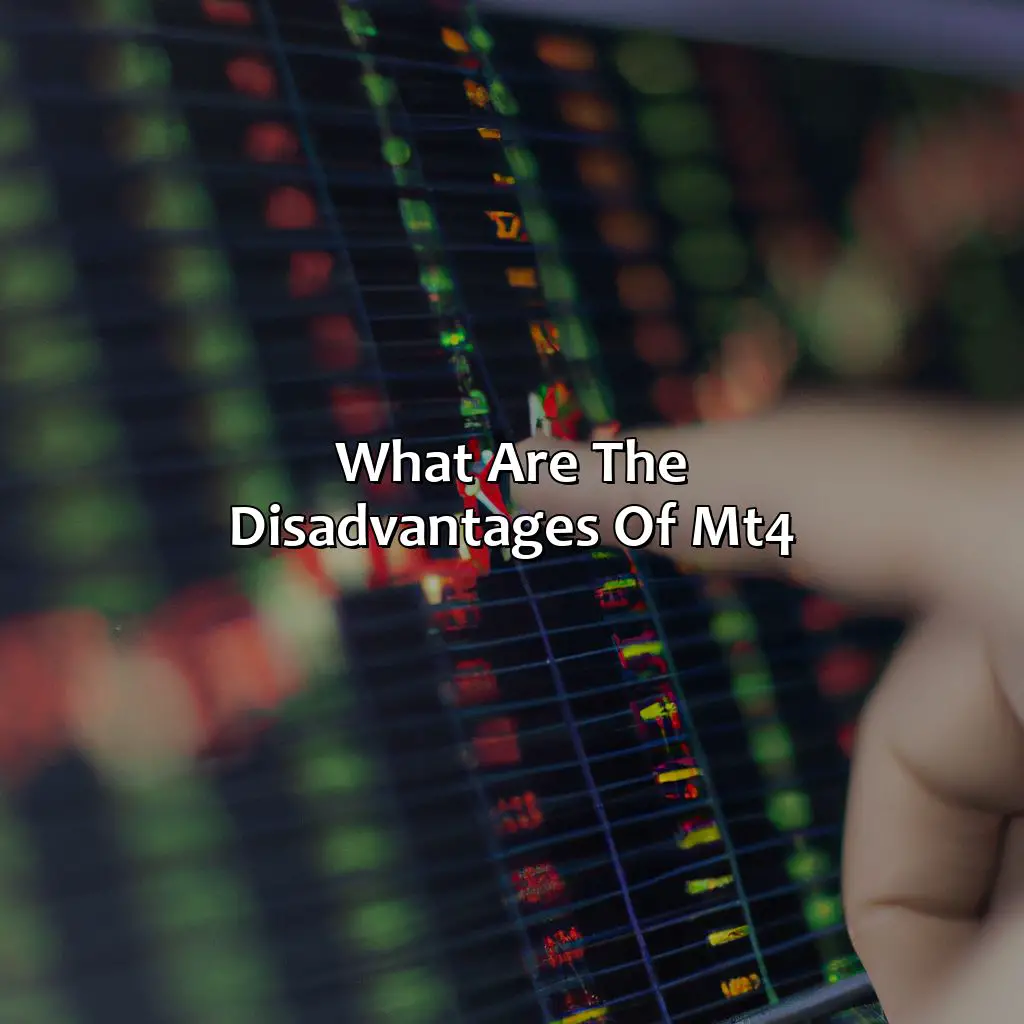 What are the disadvantages of MT4?,