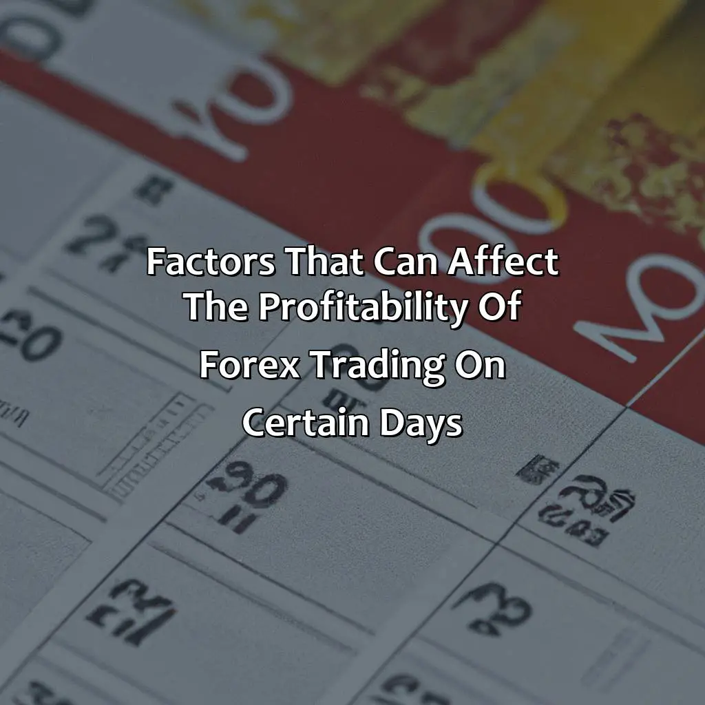Factors That Can Affect The Profitability Of Forex Trading On Certain Days  - What Days Are Profitable To Trade Forex?, 