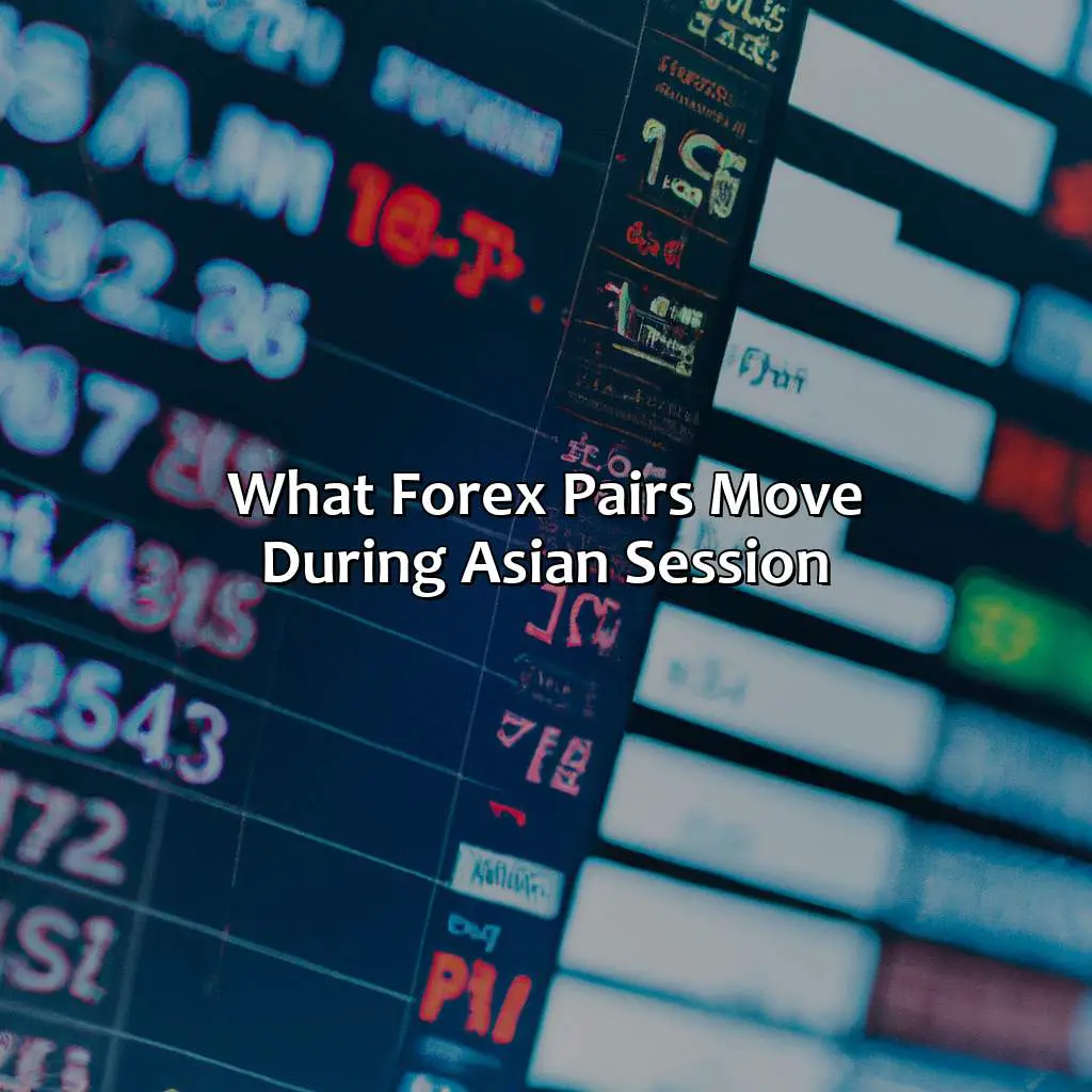What forex pairs move during Asian session?,