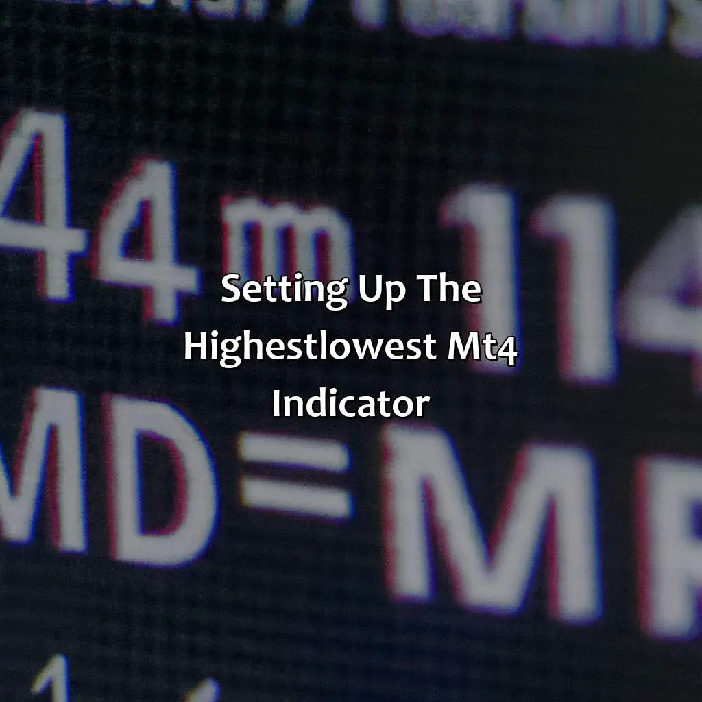 Setting Up The Highest-Lowest Mt4 Indicator  - What Is Highest Lowest Mt4 Indicator?, 