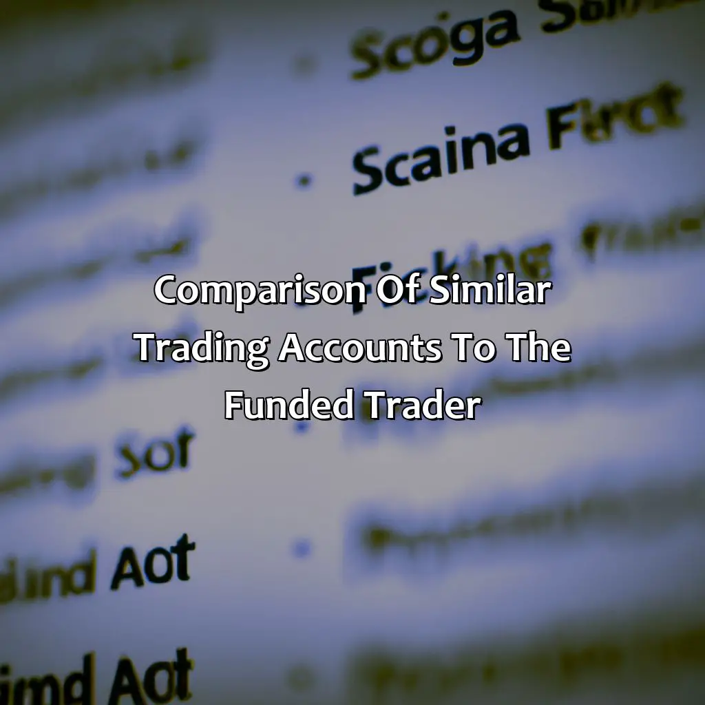 Comparison Of Similar Trading Accounts To The Funded Trader - What Is Similiar To The Funded Trader?, 