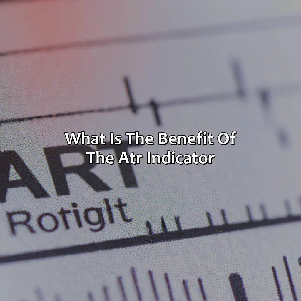 What is the benefit of the ATR indicator?,