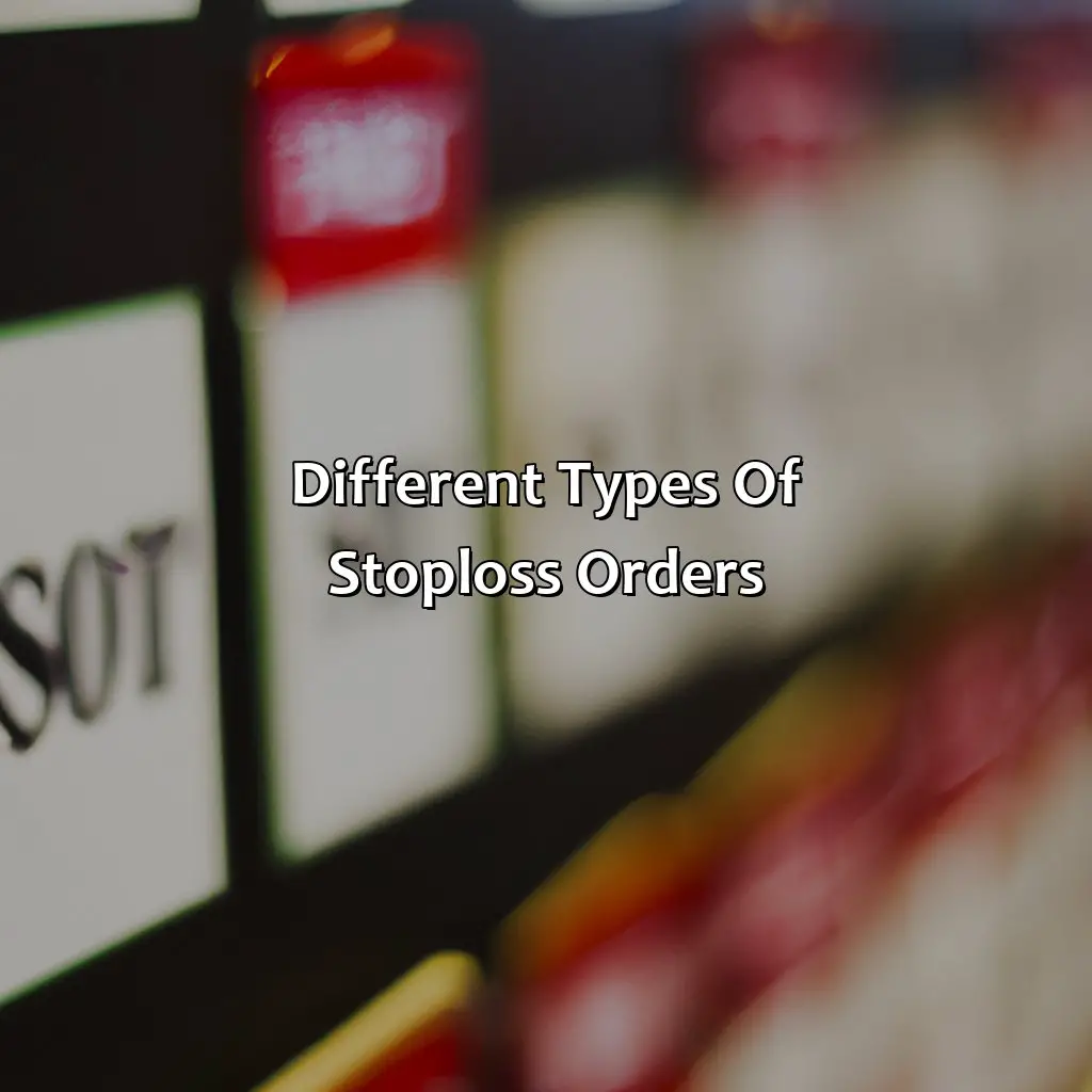 Different Types Of Stop-Loss Orders - What Is The Best Forex Trading Stop-Loss?, 