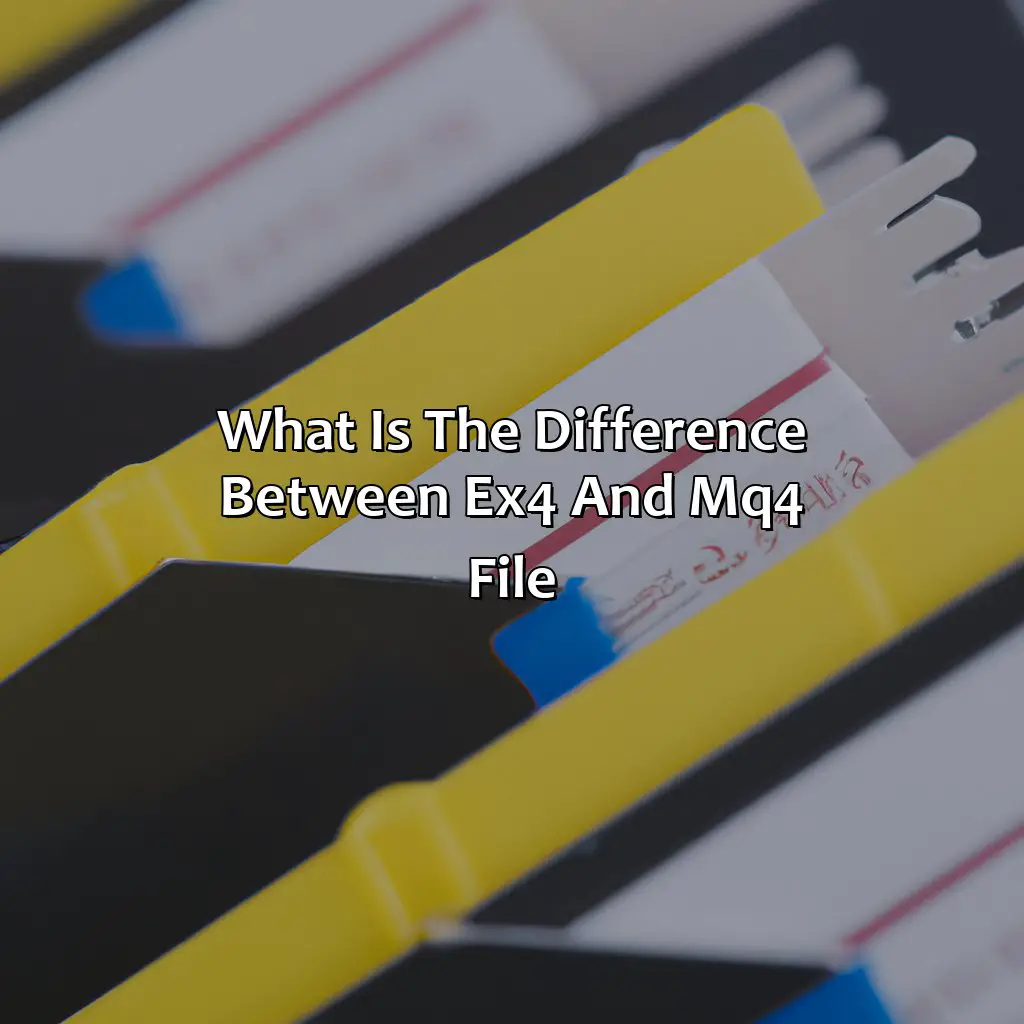 What is the difference between EX4 and mq4 file?,,programming