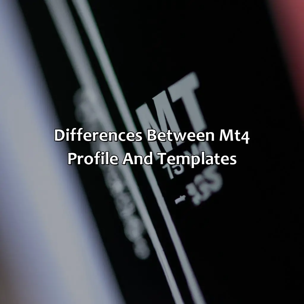 Differences Between Mt4 Profile And Templates - What Is The Difference Between Mt4 Profile And Template?, 