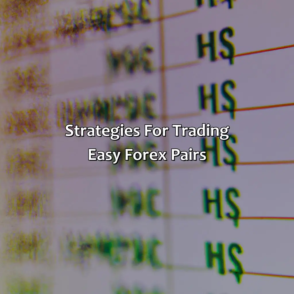 Strategies For Trading Easy Forex Pairs - What Is The Easiest Forex Pair To Trade?, 