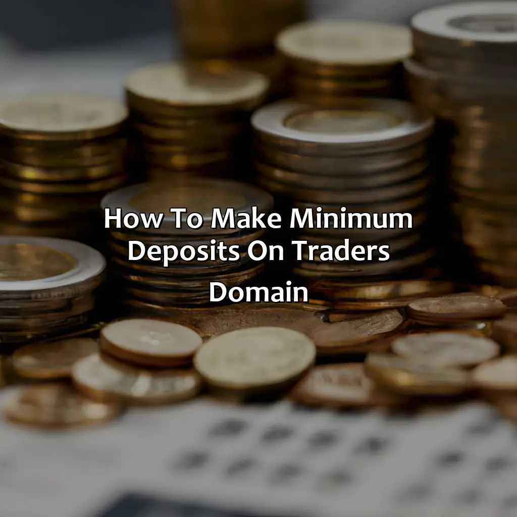 How To Make Minimum Deposits On Traders Domain - What Is The Minimum Deposit For Traders Domain?, 