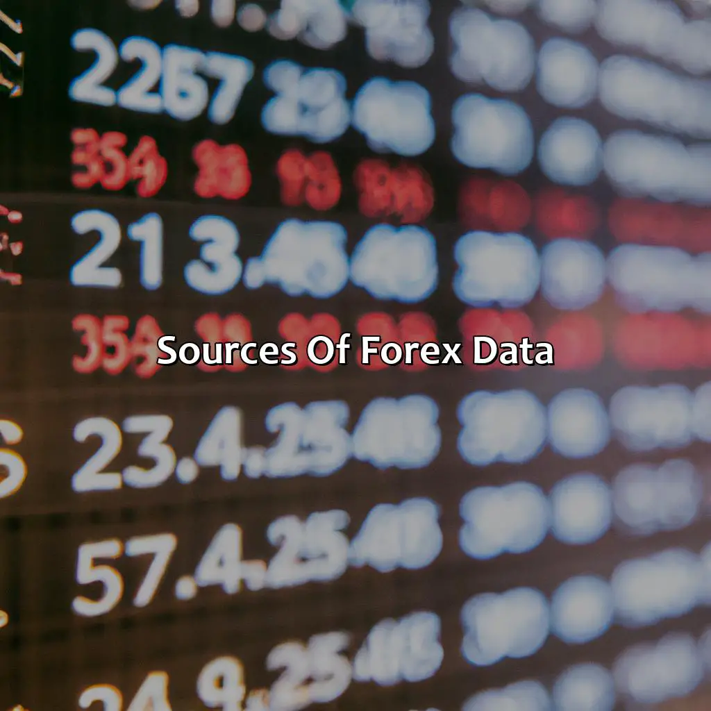 Sources Of Forex Data - What Is The Source Of Forex Data?, 