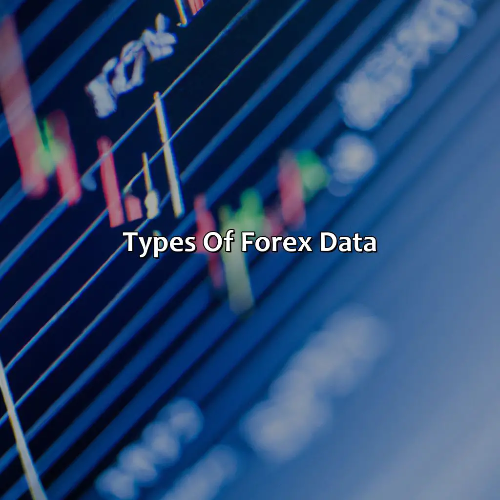 Types Of Forex Data - What Is The Source Of Forex Data?, 