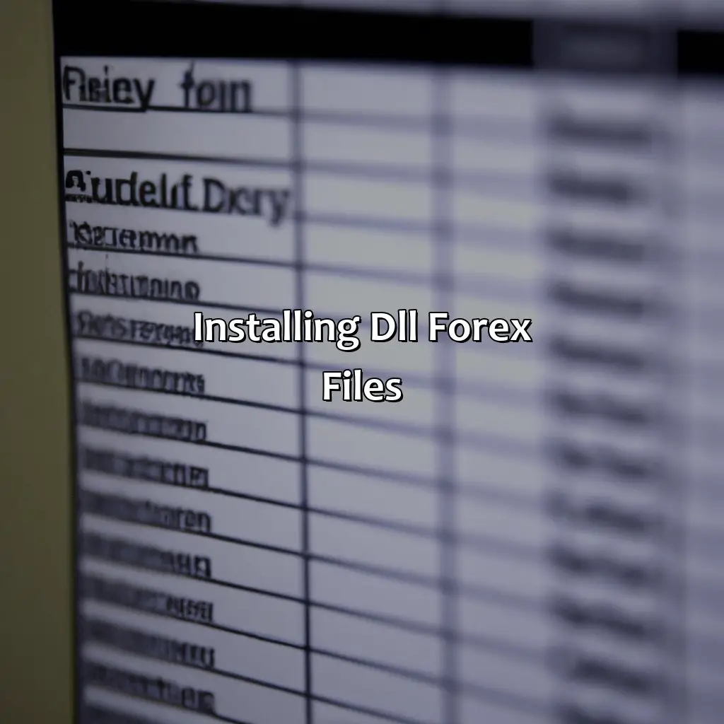Installing Dll Forex Files  - Where Do Dll Forex Files Go?, 