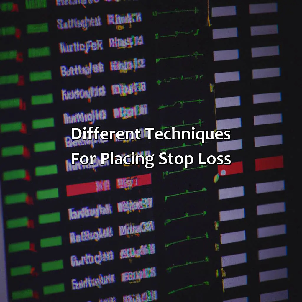 Different Techniques For Placing Stop Loss - Where To Place Your Stop Loss When Trading Forex, 