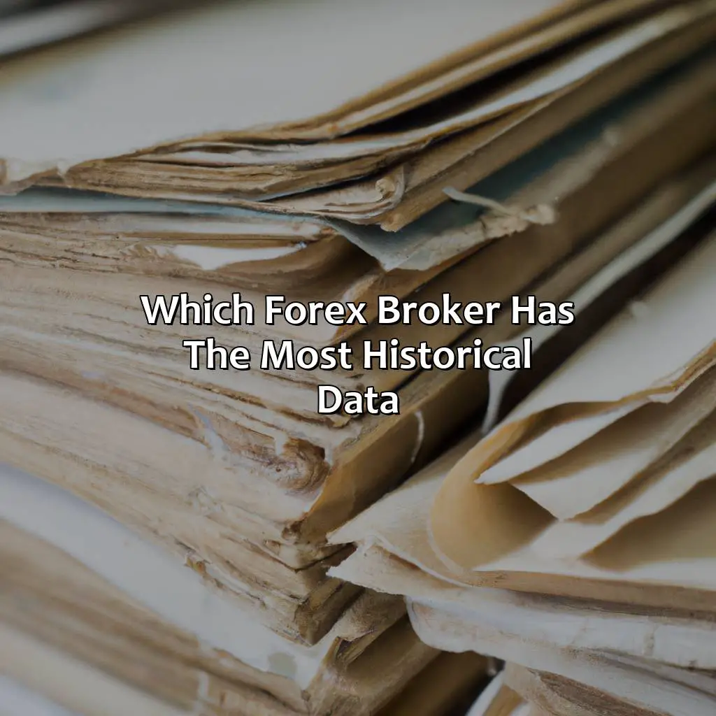 Which forex broker has the most historical data?,