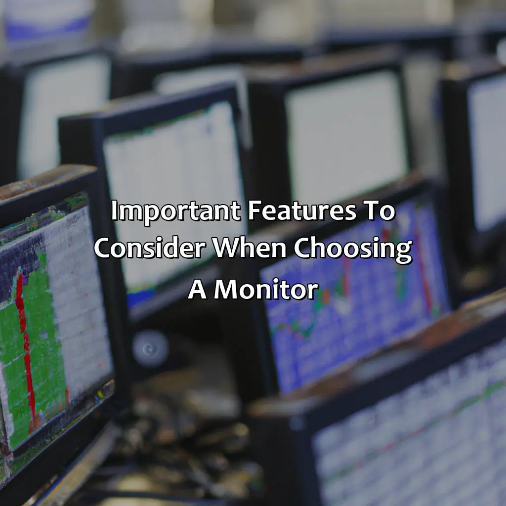 Important Features To Consider When Choosing A Monitor - Which Monitors Do Traders Use?, 