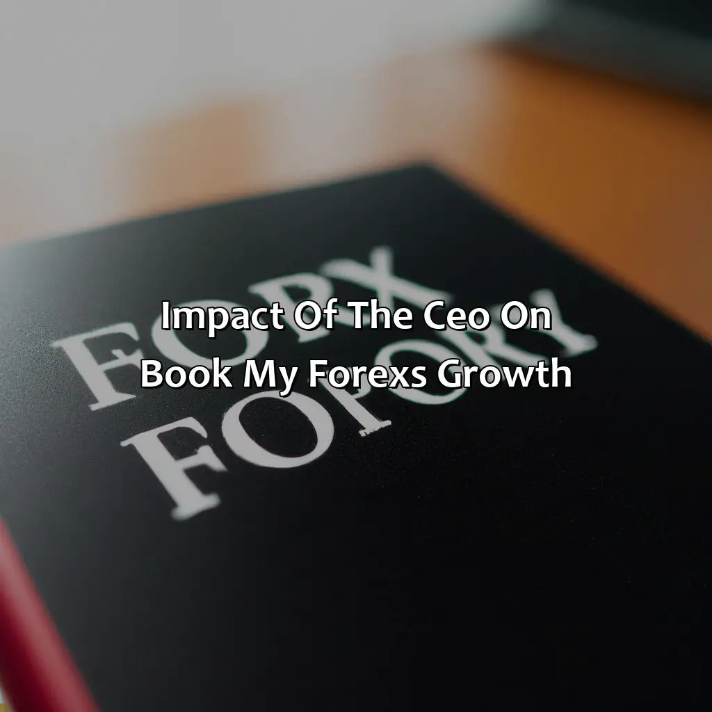 Impact Of The Ceo On Book My Forex