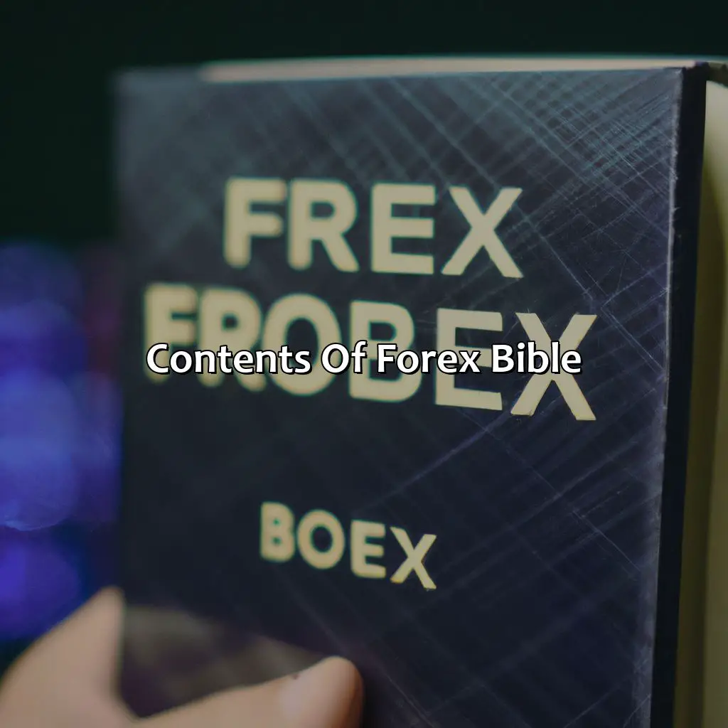 Contents Of Forex Bible - Who Wrote The Forex Bible?, 