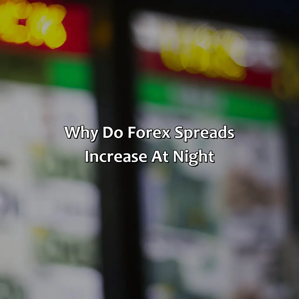 Why Do Forex Spreads Increase At Night?  - Why Do Forex Spreads Increase At Night?, 
