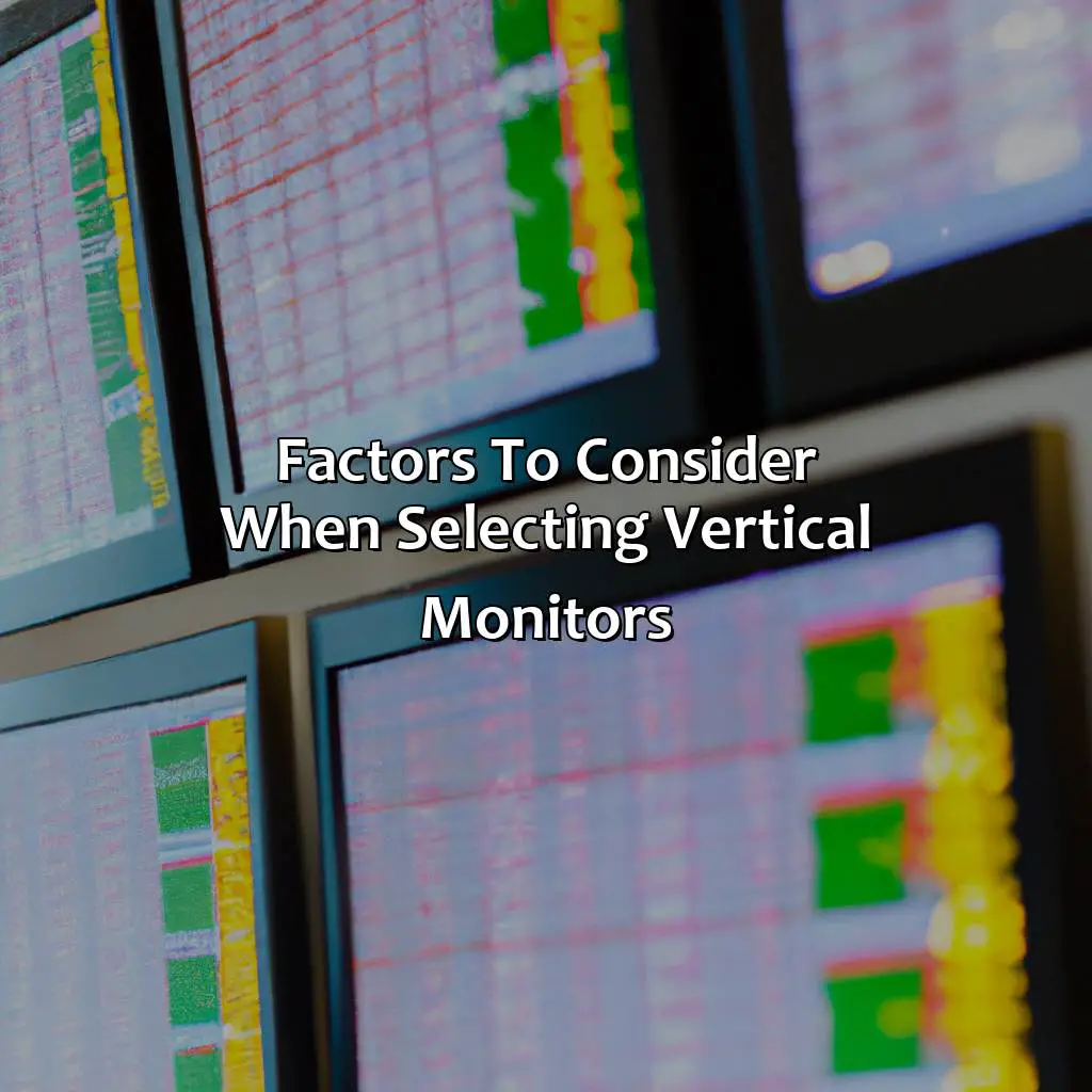 Factors To Consider When Selecting Vertical Monitors - Why Do Traders Use Vertical Monitors?, 