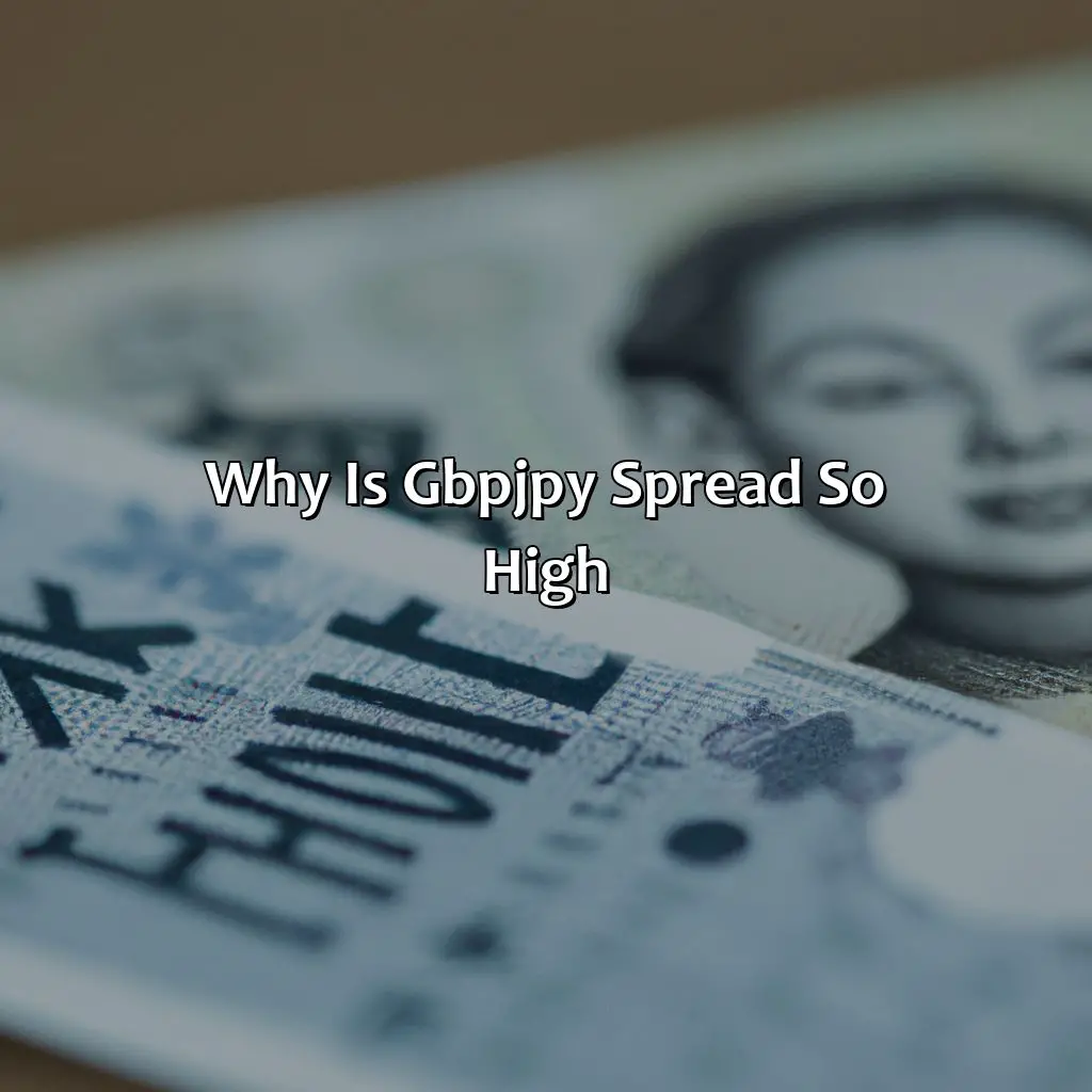 Why is gbpjpy spread so high?,